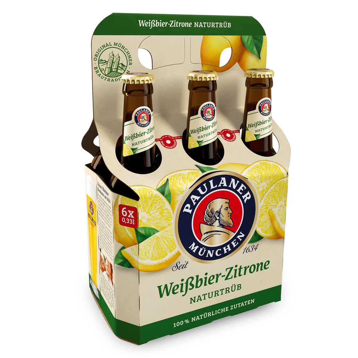 Paulaner Hefe Zitrone Naturtrüb
