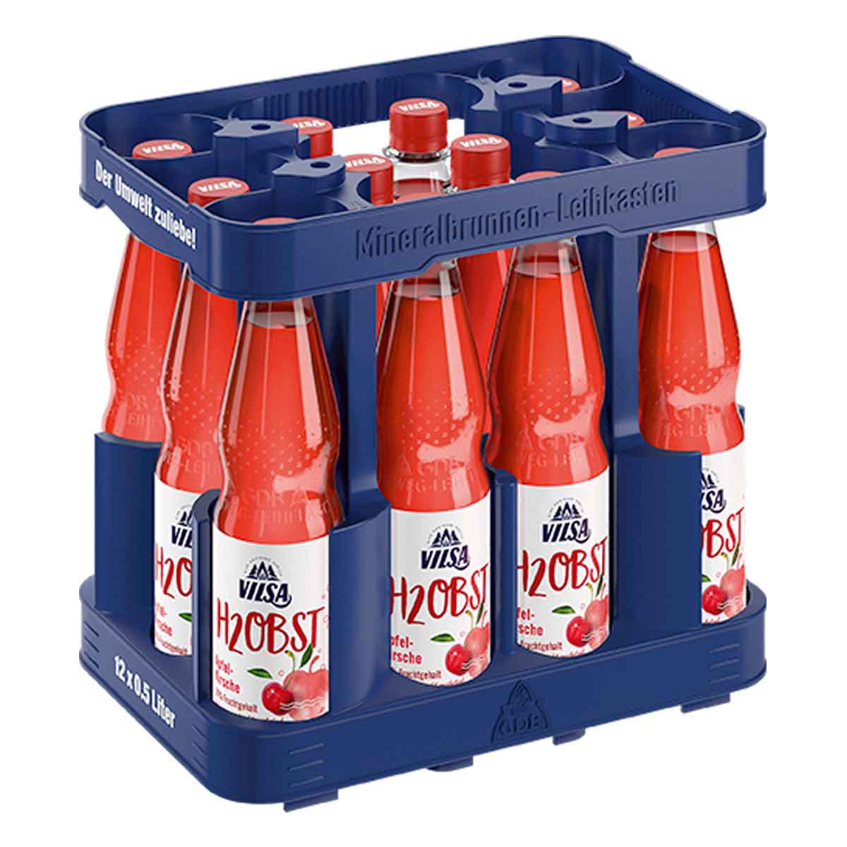 Vilsa H2Obst Apfel-Kirsch PET