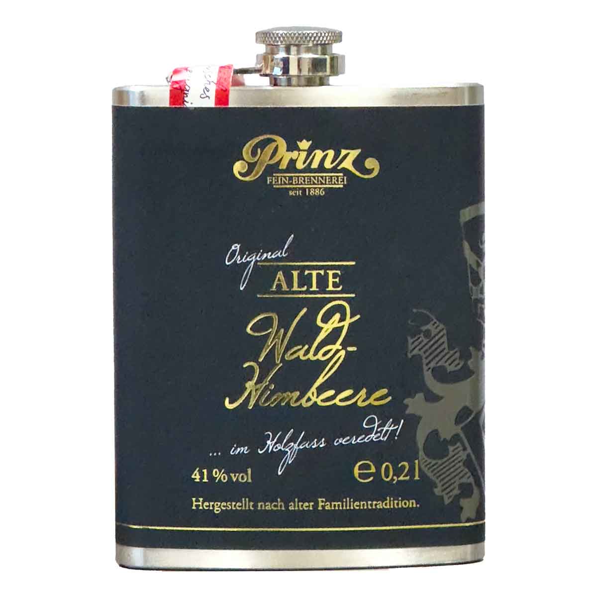 Prinz (Flachmann) Alte Wald-Himbeere 41%