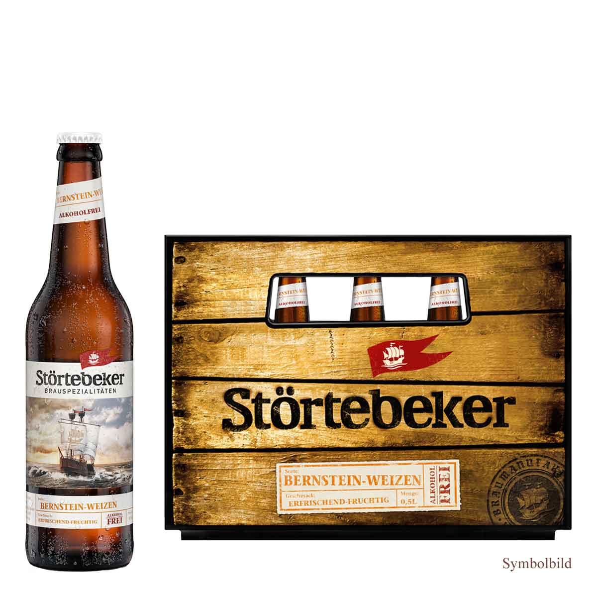 Störtebeker BIO Bernstein-Weizen Alkoholfrei