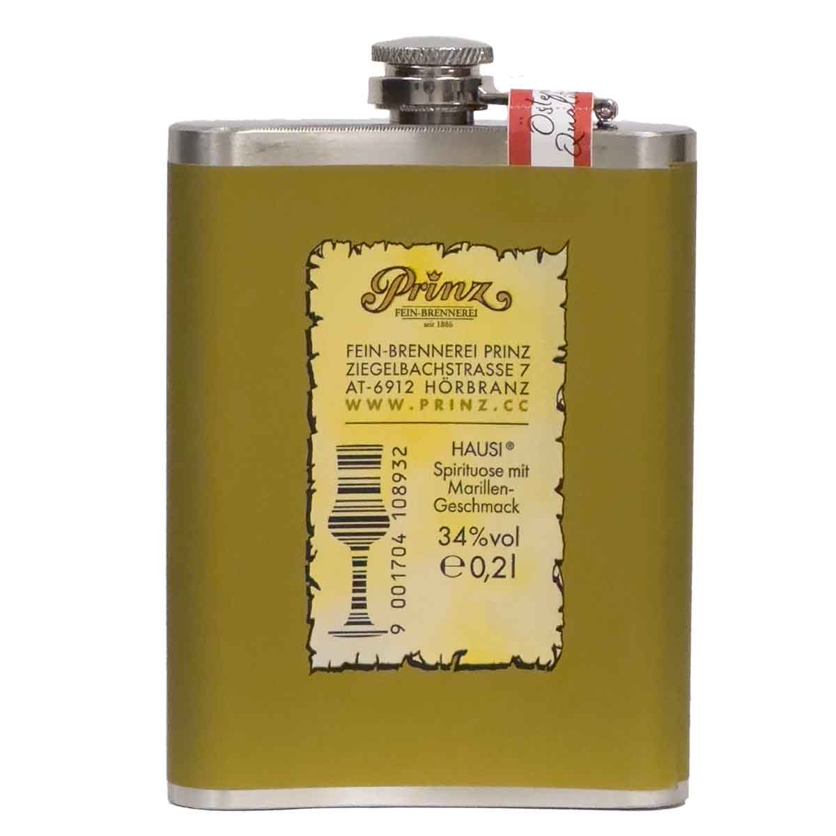 Prinz (Flachmann) feiner Hausschnaps 34%