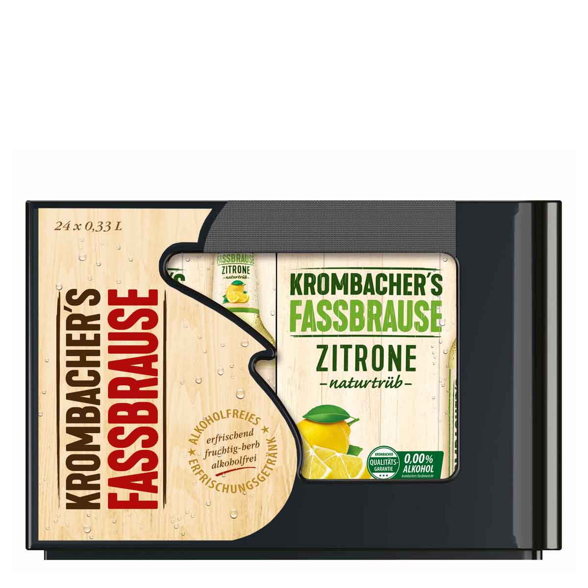 Krombacher Fassbrause Zitrone -naturtrüb-