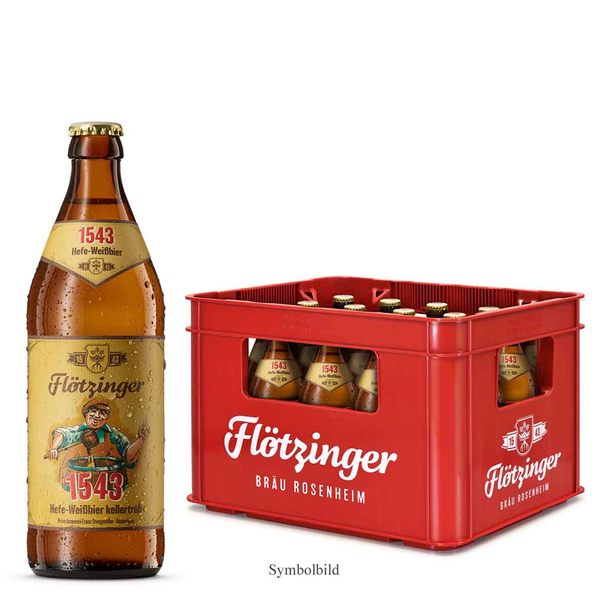 Flötzinger 1543 Hefe-Weißbier kellertrüb