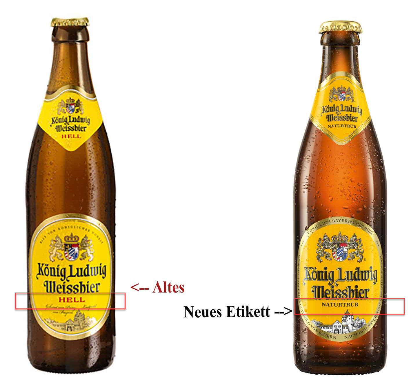 König Ludwig Weissbier Naturtrüb