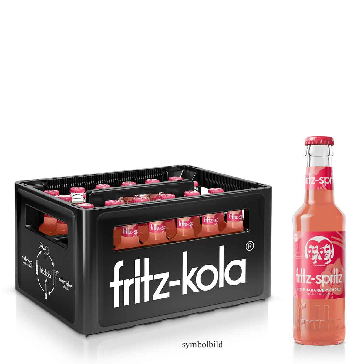 fritz-spritz® bio-rhabarbersaftschorle