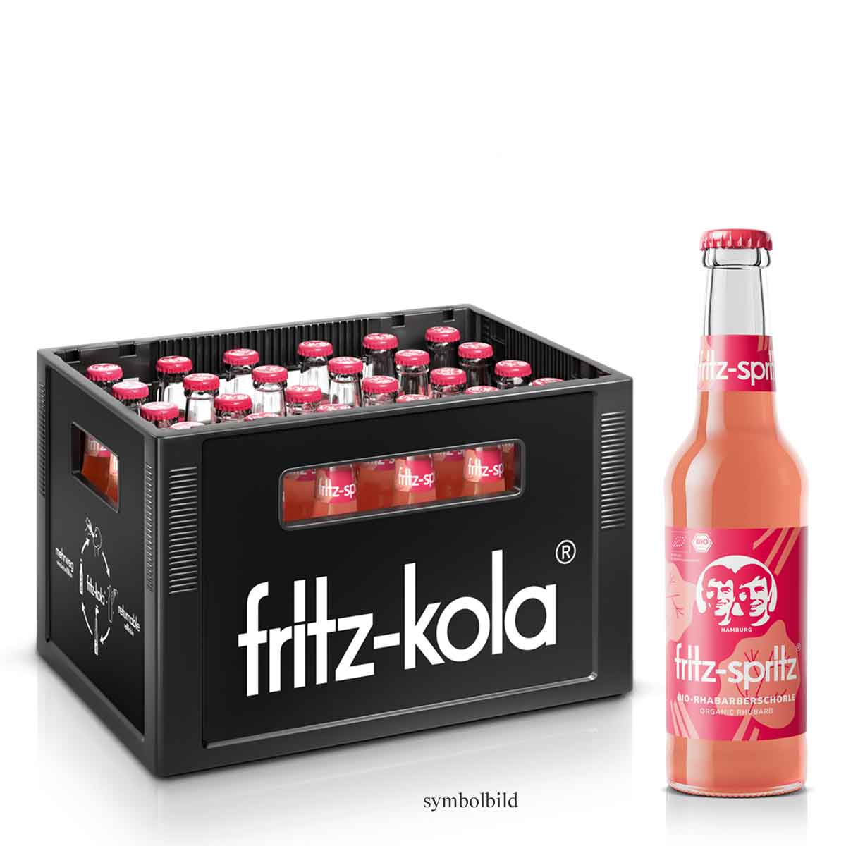 fritz-spritz® bio-rhabarbersaftschorle