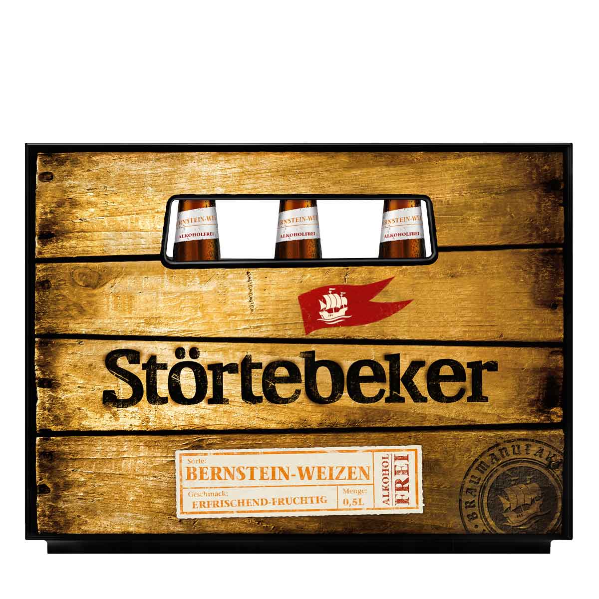Störtebeker BIO Bernstein-Weizen Alkoholfrei