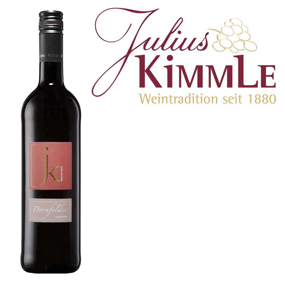 Julius Kimmle Dornfelder halbtrocken