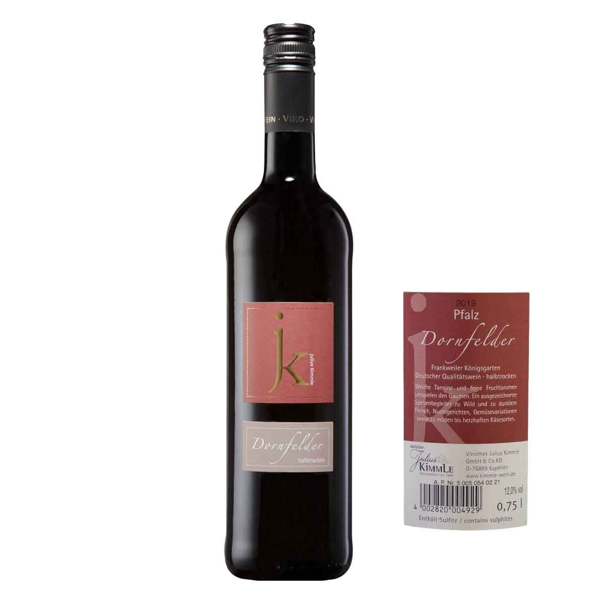 Julius Kimmle Dornfelder halbtrocken